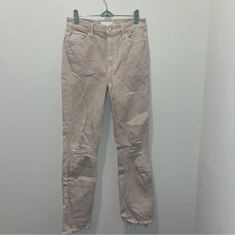 Mother Superior High Waisted Rascal Ankle The Devil Drinks Coffee Size 26